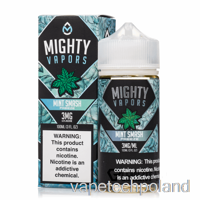 Vape Polska Mint Smash Freeze - Potężne Opary - 100ml 3mg